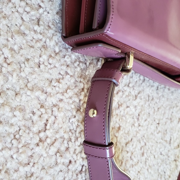 NWOT Roger Vivier Patent Leather Burgundy Handbag - Picture 13 of 16